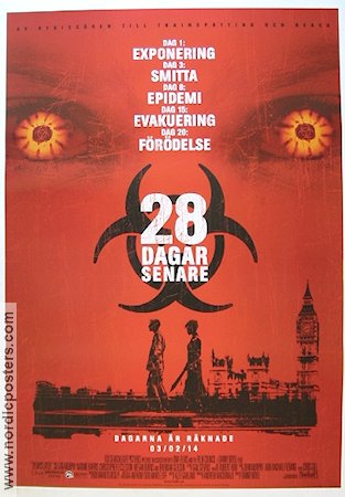 28 dagar senare 2002 poster Cillian Murphy Danny Boyle