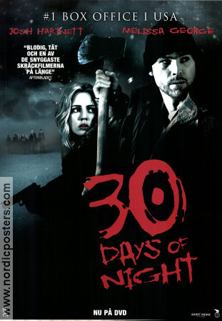 30 Days of Night 2007 poster Josh Hartnett Melissa George David Slade