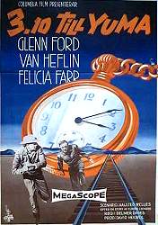 3.10 till Yuma 1957 poster Glenn Ford Klockor
