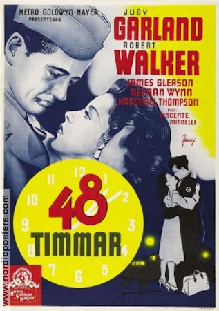 48 timmar 1945 poster Judy Garland Robert Walker