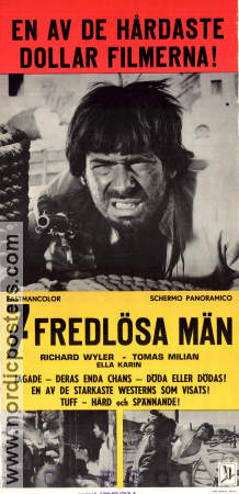 7 fredlösa män 1966 poster Richard Stapley Tomas Milian Halina Zalewska Eugenio Martin