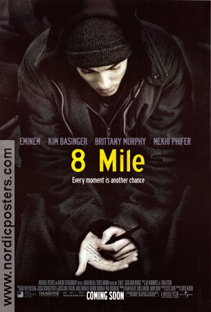 8 Mile 2002 poster Eminem Kim Basinger Brittany Murphy Curtis Hanson