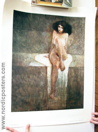 SEATED Signed Limited litho 151 of 275 Glimmer Graphics 1994 affisch Hitta mer: Art poster Affischkonstnär: Jeffrey Jones