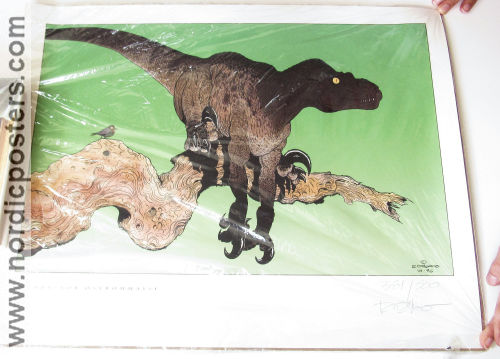 Limited litho Utahraptor Signed No 381 of 500 1996 affisch Affischkonstnär: R Delgado Hitta mer: Comics