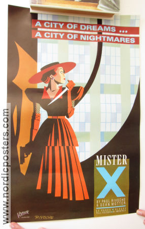 Mister X City of Dreams Vortex Signed 1983 affisch Hitta mer: Comics Affischkonstnär: Paul Rivoche
