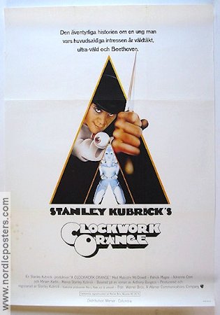 Movie Poster  A Clockwork Orange 1971 Swedish