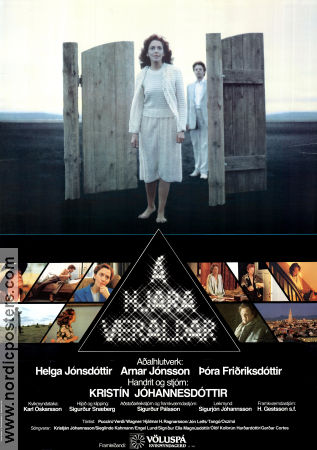 A hjara veraldar 1983 poster Helga Jonsdottir Kristin Johannesdottir Affischen från: Iceland Island