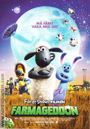 A Shaun the Sheep Movie: Farmageddon 2019 poster Justin Fletcher Will Becher Animerat Från TV