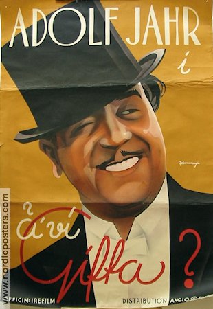 Ä vi gifta? 1936 poster Adolf Jahr Eric Rohman art