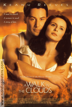 A Walk in the Clouds 1995 poster Keanu Reeves Aitana Sanchez-Gijon Alfonso Arau