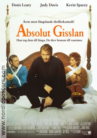 Absolut gisslan 1994 poster Denis Leary Judy Davis Kevin Spacey Ted Demme