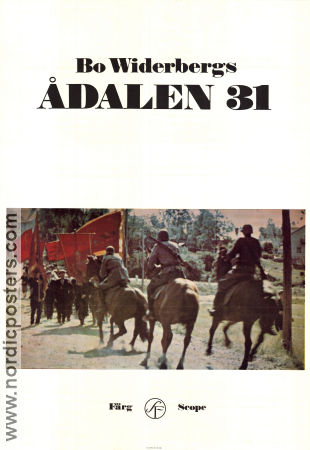 Ådalen 31 1969 poster Peter Schildt Kerstin Tidelius Roland Hedlund Bo Widerberg Politik