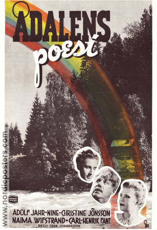 Ådalens poesi 1947 poster Adolf Jahr Nine-Christine Jönsson Naima Wifstrand Carl-Henrik Fant Ivar Johansson Text: Pelle Molin