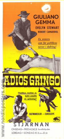 Adios Gringo 1965 poster Giuliano Gemma Ida Galli Roberto Camardiel Giorgio Stegani