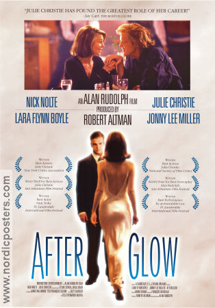 Afterglow 1997 poster Nick Nolte Julie Christie Lara Flynn Boyle Alan Rudolph