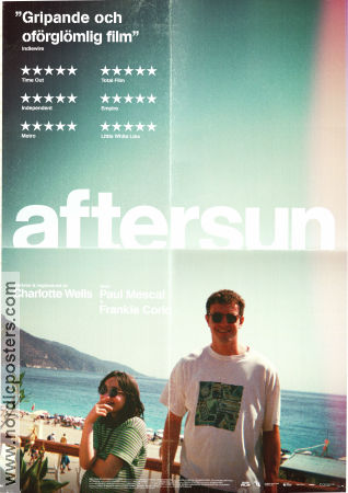 Aftersun 2022 poster Paul Mescal Frankie Corio Celia Rowlson-Hall Charlotte Wells