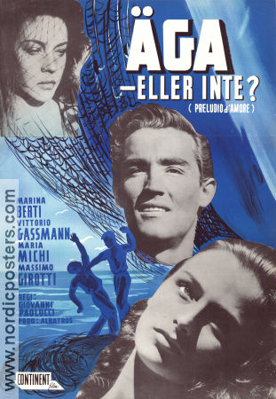 Äga eller inte 1947 poster Massimo Girotti Marina Berti Vittorio Gassman Giovanni Paolucci