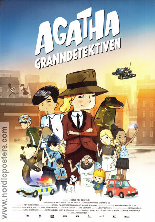 Agatha granndetektiven 2017 poster Dar Salim Karla von Bengtson Animerat Danmark