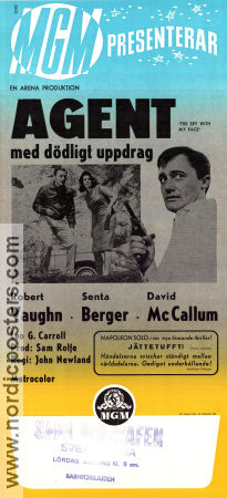 Agent med dödligt uppdrag 1966 poster Robert Vaughn Senta Berger David McCallum John Newland Hitta mer: Man From UNCLE Agenter