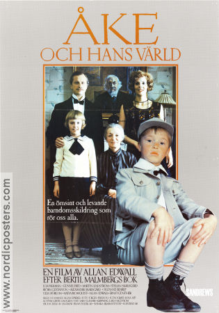 Åke och hans värld 1984 poster Loa Falkman Allan Edwall