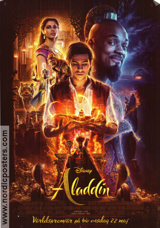 Aladdin Disney 2019 poster Will Smith Mena Massoud Naomi Scott Guy Ritchie