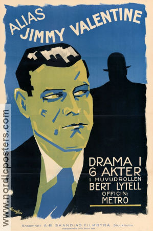 Alias Jimmy Valentine 1920 poster Bert Lytell Vola Vale Edmund Mortimer