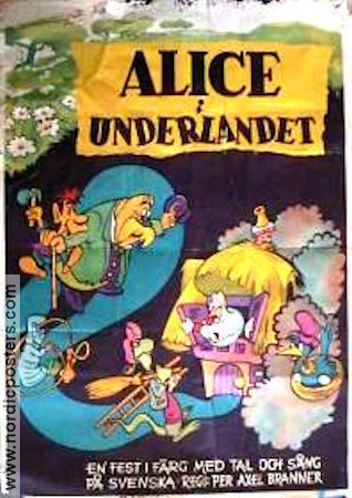 Alice i Underlandet 1951 poster Kathryn Beaumont Clyde Geronimi Animerat
