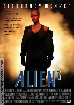 Alien 3 1992 poster Sigourney Weaver David Fincher
