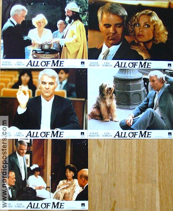 All of Me 1984 lobbykort Steve Martin Lily Tomlin