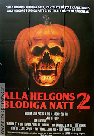 Alla helgons blodiga natt 2 1981 poster Jamie Lee Curtis Donald Pleasence Charles Cyphers Rick Rosenthal