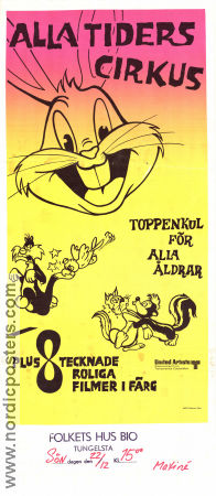 Alla tiders cirkus 1970 poster Snurre Sprätt Animerat