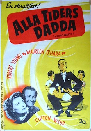 Alla tiders dadda 1948 poster Robert Young Maureen O´Hara Barn