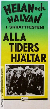 Alla tiders hjältar 1931 poster Helan och Halvan