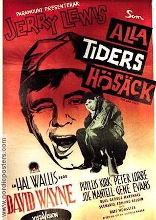 Alla tiders hösäck 1957 poster Jerry Lewis