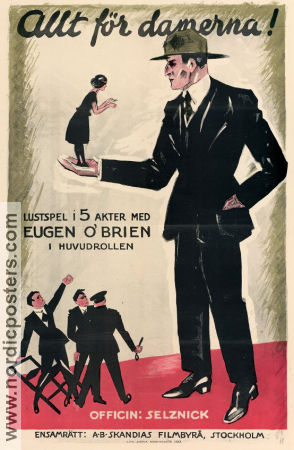 Allt för damerna 1921 poster Eugene O´Brien George Fawcett Nancy Deaver Robert Ellis