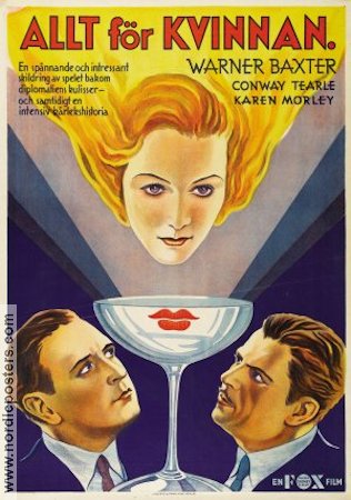 Allt för kvinnan 1932 poster Warner Baxter Karen Morley