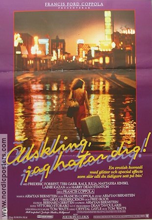 Älskling jag hatar dig 1982 poster Frederic Forrest Teri Garr Francis Ford Coppola