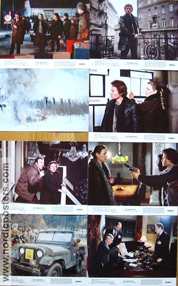 The Amateur 1981 lobbykort John Savage Christopher Plummer Charles Jarrot Filmen från: Canada