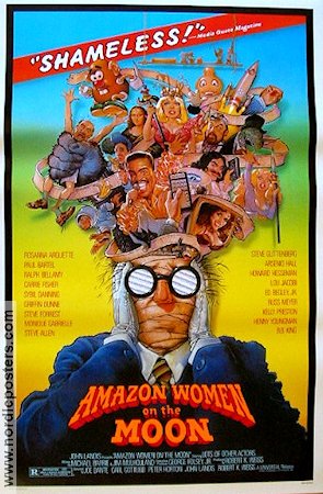 Amazon Women on the Moon 1987 poster Rosanna Arquette Michelle Pfeiffer Arsenio Hall Joe Dante