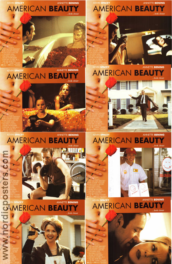 American Beauty 1999 lobbykort Kevin Spacey Annette Bening Thora Birch Sam Mendes