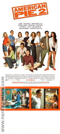 American Pie 2 2001 poster Jason Biggs Thomas Ian Nicholas Chris Klei JB Rogers