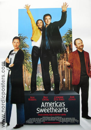 America´s Sweethearts 2001 poster Julia Roberts Billy Crystal Catherine Zeta-Jones John Cusack Joe Roth