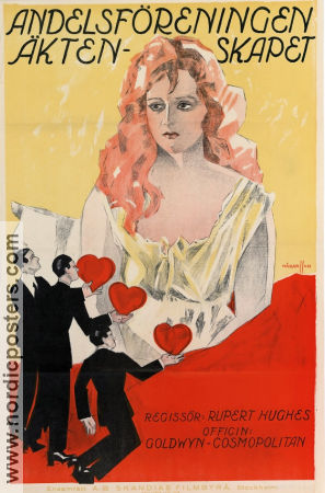 Andelsföreningen äktenskapet 1923 poster Helene Chadwick Gaston Glass Rupert Hughes