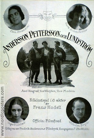 Andersson Pettersson och Lundström 1923 poster Axel Ringvall