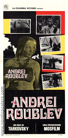 Andrei Rublyov 1966 poster Anatoliy Solonitsyn Andrei Tarkovsky Ryssland Religion
