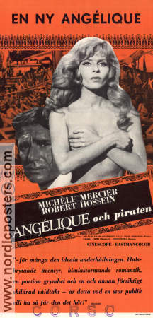 Angélique och piraten 1967 poster Michele Mercier Bernard Borderie
