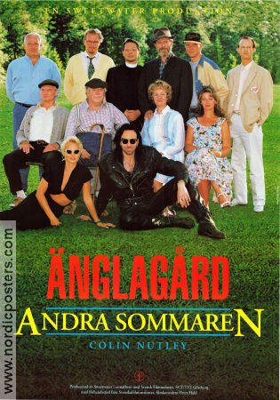 Änglagård andra sommaren 1993 poster Helena Bergström Rikard Wolff Viveka Seldahl Ernst Günther Colin Nutley Motorcyklar Glasögon