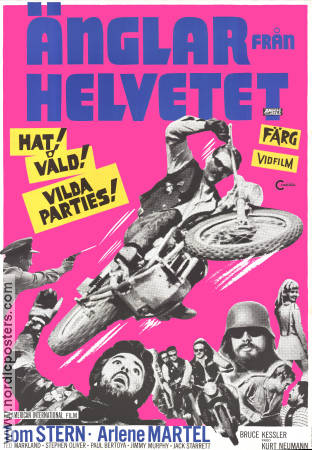 Änglar från helvetet 1968 poster Tom Stern Bruce Kessler Bruce Kessler Motorcyklar