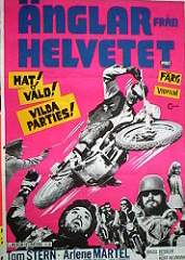 Änglar från helvetet 1968 poster Tom Stern Motorcyklar