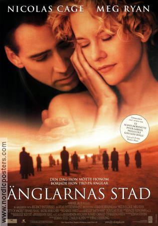 Änglarnas stad 1998 poster Nicolas Cage Meg Ryan Andre Braugher Brad Silberling Romantik Strand